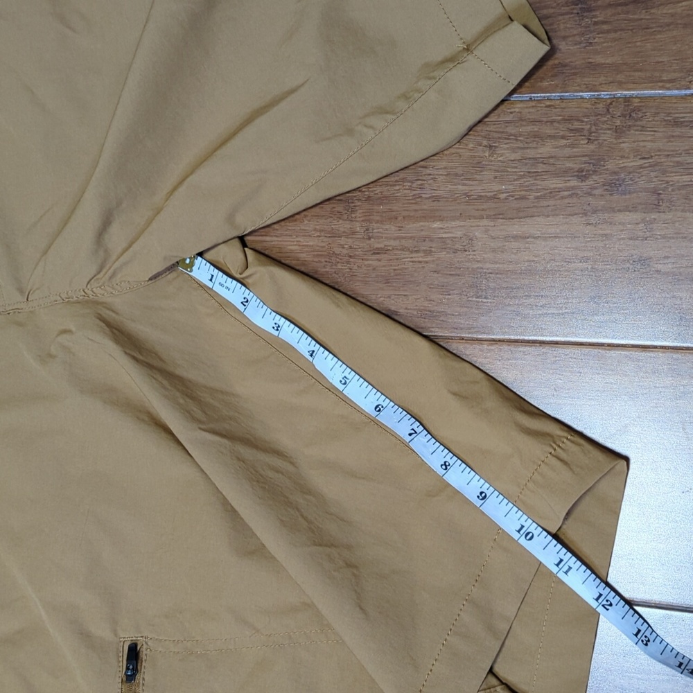 Eddie Bauer Nylon Stretch Burlwood Brown Shorts Waist 38 - Picture 6 of 11